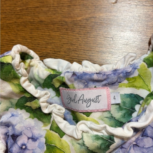 Girl August dress spring summer size 4 - Picture 2 of 3